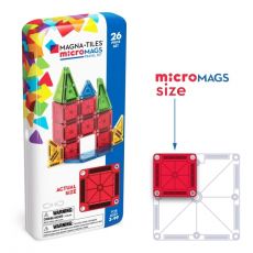 Magnetická stavebnica microMags Travel set 26 dielov