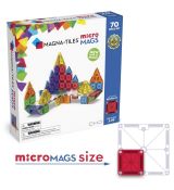 Magna Tiles Magnetická stavebnica microMAGS Deluxe Set 70 dielov